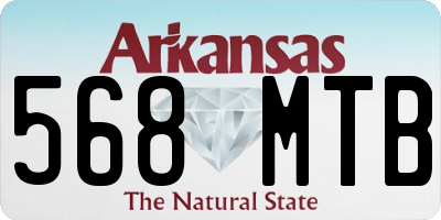 AR license plate 568MTB