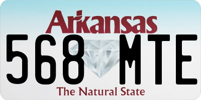 AR license plate 568MTE