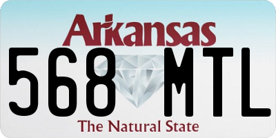AR license plate 568MTL
