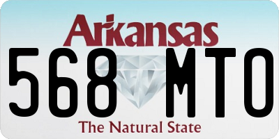 AR license plate 568MTO
