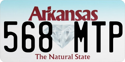 AR license plate 568MTP