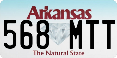 AR license plate 568MTT