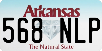 AR license plate 568NLP