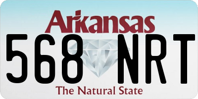 AR license plate 568NRT