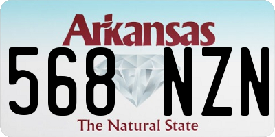 AR license plate 568NZN