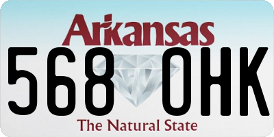 AR license plate 568OHK