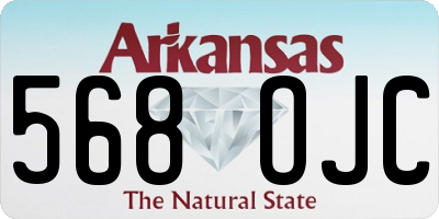 AR license plate 568OJC