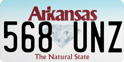 AR license plate 568UNZ