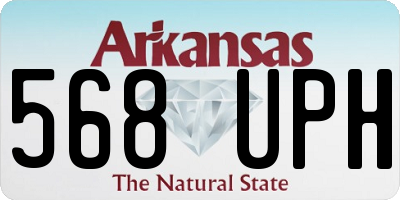 AR license plate 568UPH