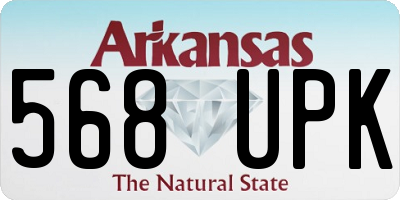 AR license plate 568UPK