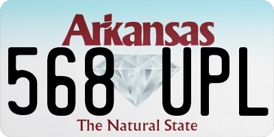 AR license plate 568UPL