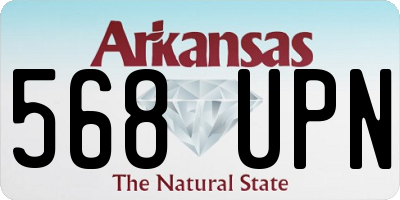 AR license plate 568UPN