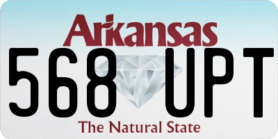 AR license plate 568UPT