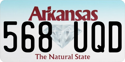 AR license plate 568UQD