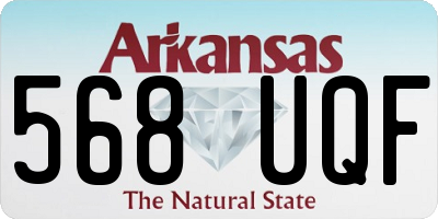 AR license plate 568UQF
