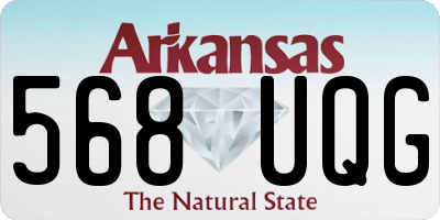 AR license plate 568UQG