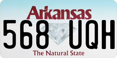 AR license plate 568UQH