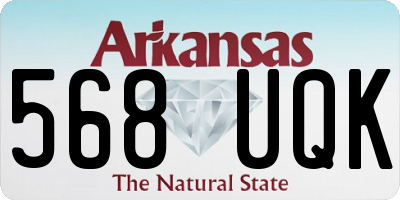 AR license plate 568UQK