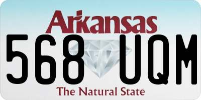 AR license plate 568UQM