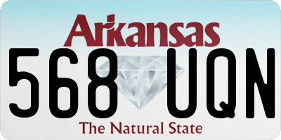 AR license plate 568UQN