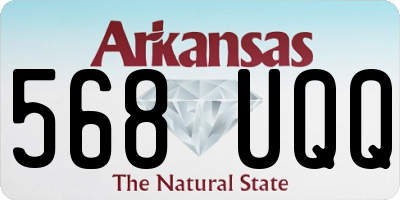 AR license plate 568UQQ