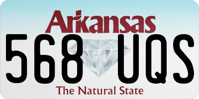 AR license plate 568UQS