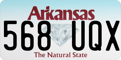 AR license plate 568UQX