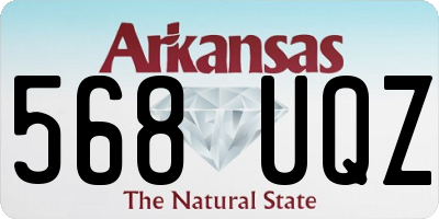AR license plate 568UQZ