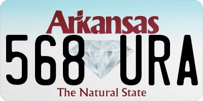 AR license plate 568URA