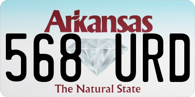 AR license plate 568URD