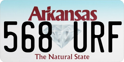 AR license plate 568URF