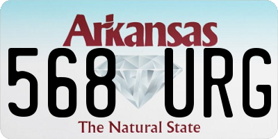 AR license plate 568URG