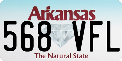 AR license plate 568VFL