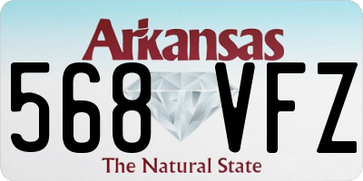 AR license plate 568VFZ