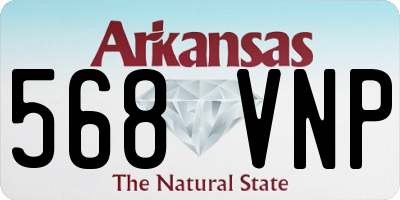 AR license plate 568VNP