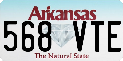 AR license plate 568VTE