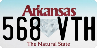 AR license plate 568VTH