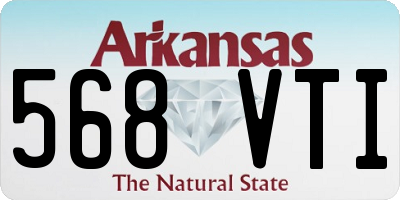 AR license plate 568VTI