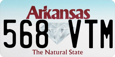 AR license plate 568VTM