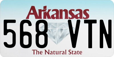 AR license plate 568VTN