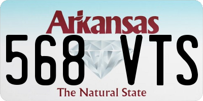AR license plate 568VTS