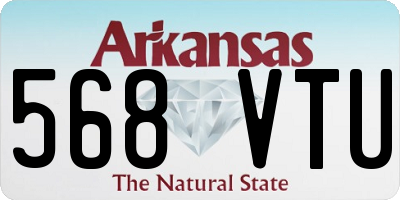 AR license plate 568VTU