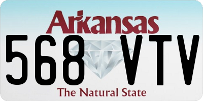 AR license plate 568VTV