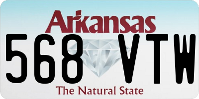 AR license plate 568VTW