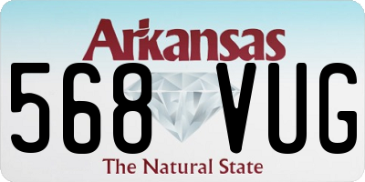 AR license plate 568VUG