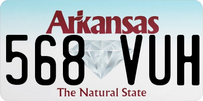 AR license plate 568VUH