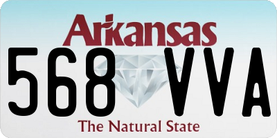 AR license plate 568VVA