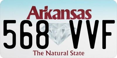 AR license plate 568VVF