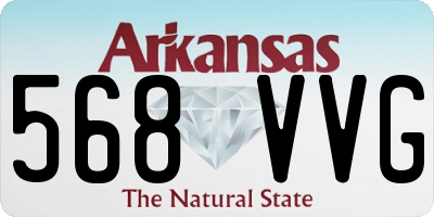 AR license plate 568VVG