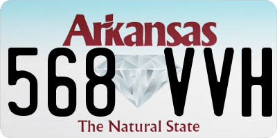 AR license plate 568VVH